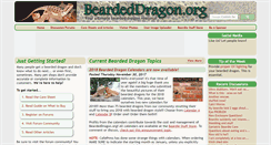 Desktop Screenshot of beardeddragon.org
